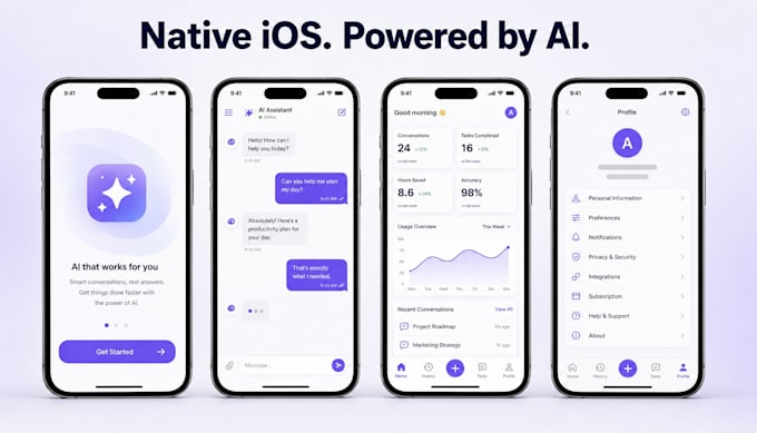 develop an ai powered ios app for your business