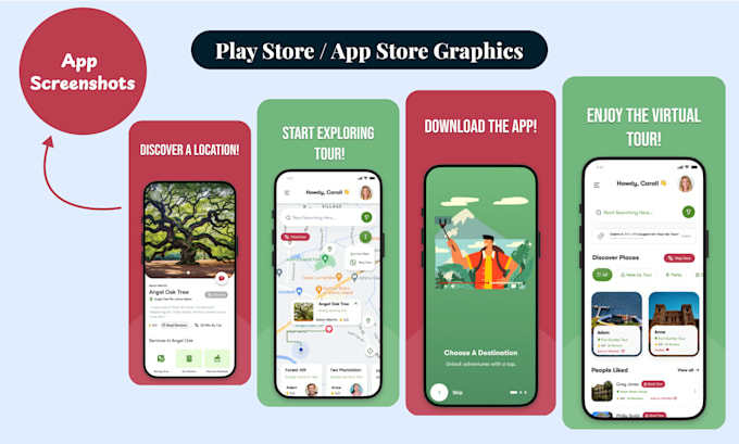 do feature graphics, app store IOS and play store android