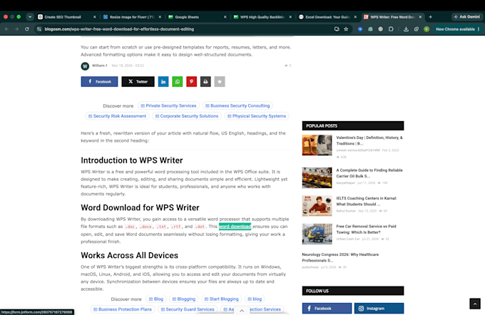 publish 50 high da guest posts on quality google indexed websites