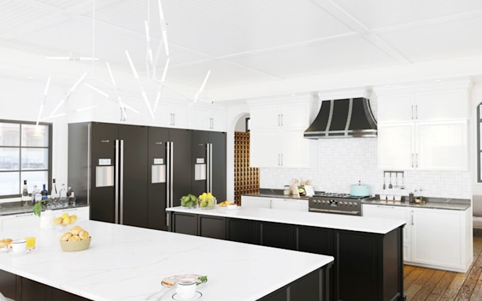 turn your 3d archviz rendering to realistic design,revit 3d interior walkthrough