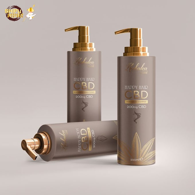 design premium cosmetics and skincare label packaging