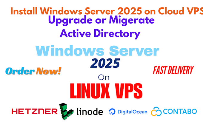 convert linux vps to windows