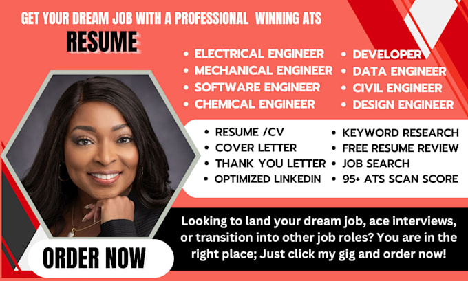 write software, data, electrical, civil, and mechanical engineering resume