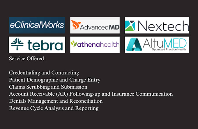 handle medical billing and credentialing