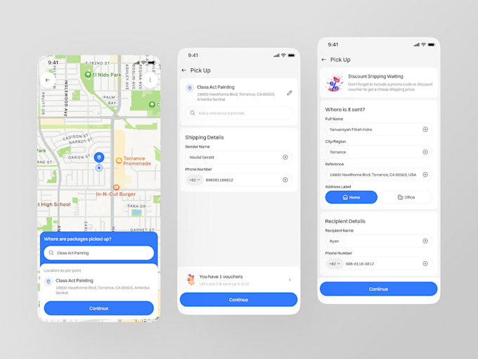 develop logistics app, route planning app, transportation app, gps tracking app
