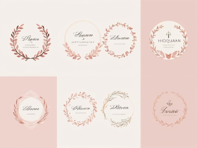 design a professional feminine logo for you