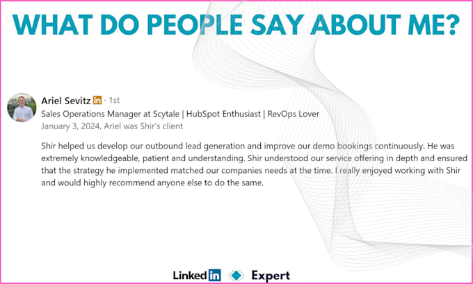 consult with you on your linkedin outreach strategy