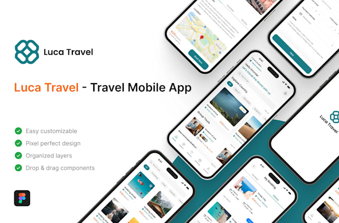 craft expert uiux designs for travel apps in figma