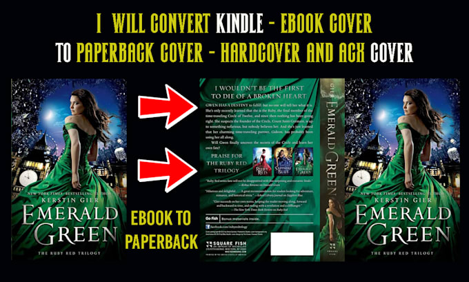 convert your kindle ebook into paperback hardcover and acx audiobook covers