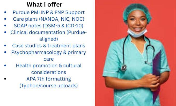 do nursing pmhnp, fnp, care plans, clinicals purdue