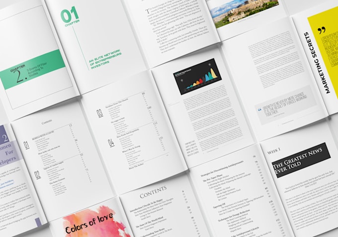 do book typesetting and book layout for print and ebook with adobe indesign