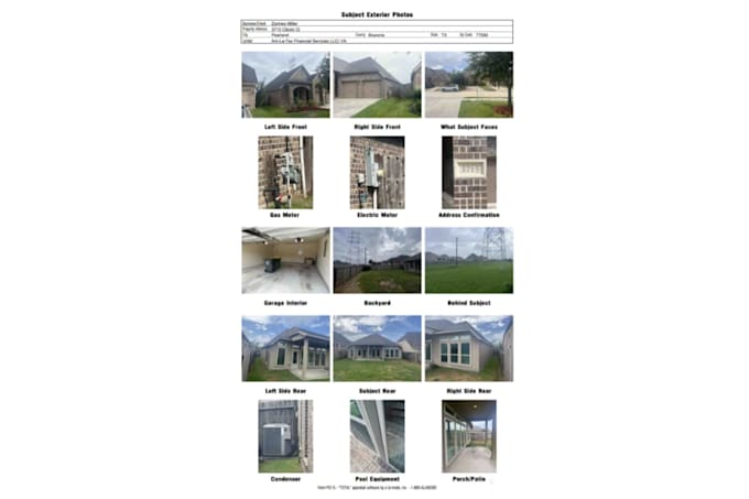 create real estate appraisal reports and provide property valuations