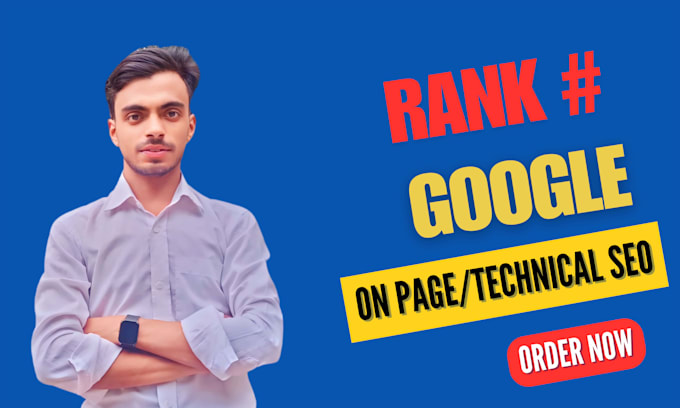do on page optimization and technical SEO specialist
