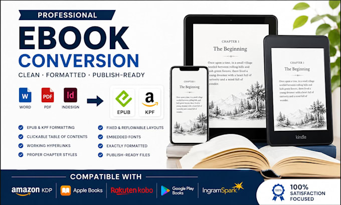 professional ebook conversion and formatting