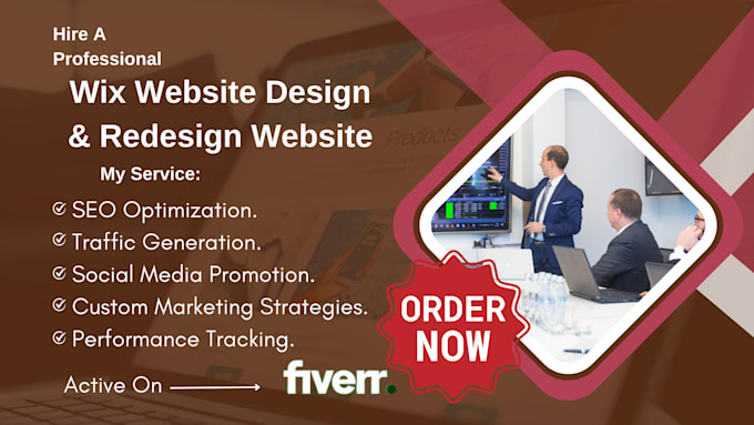 setup wix website design, wix ecomerce website and wix website redesign