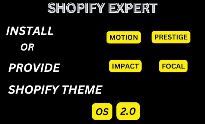 install impulse focal and prestige theme in shopify store