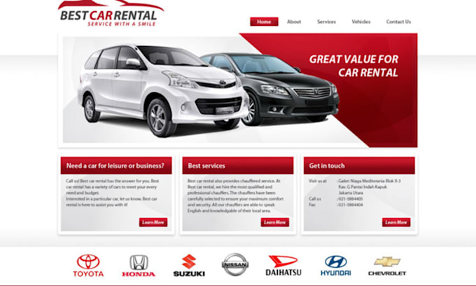 design used car website car dealership website auto dealership website
