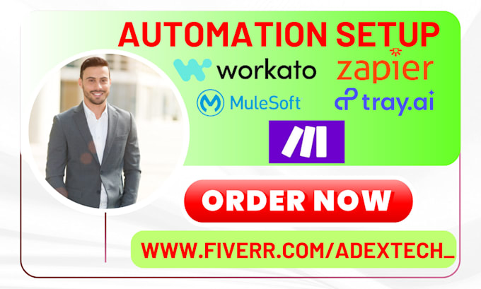 setup crm automation zapier make workato n8n cloudhq mulesoft ifttt celigo tray