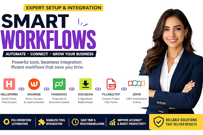 setup helloform woorise workflow pandadoc docusign fillable pdf form zoho form