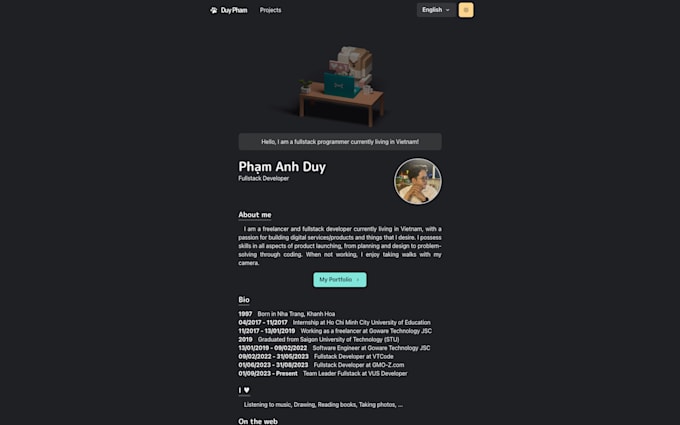 develop responsive react, nft website and deploy to vercel