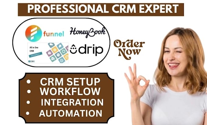 setup workbooks twiliofex lead squared one crm drip honeybook funnelcrm acton va
