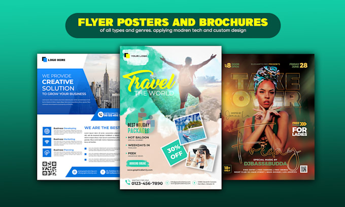 do graphic design, flyer, logo vector art in adobe illustrator, photoshop