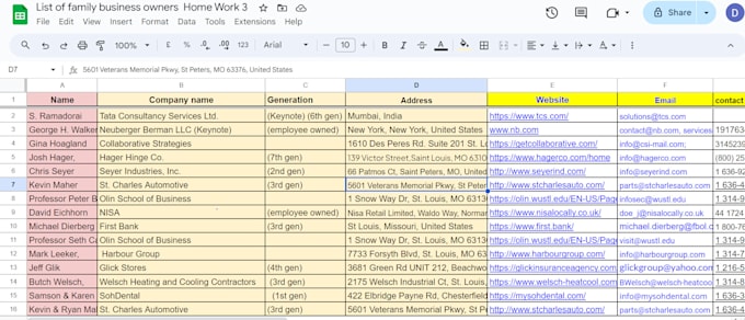 lookup email addresses and phone numbers with data entry services
