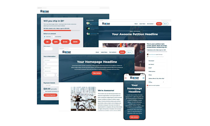 design nationbuilder website workflow campaign automations crm system management