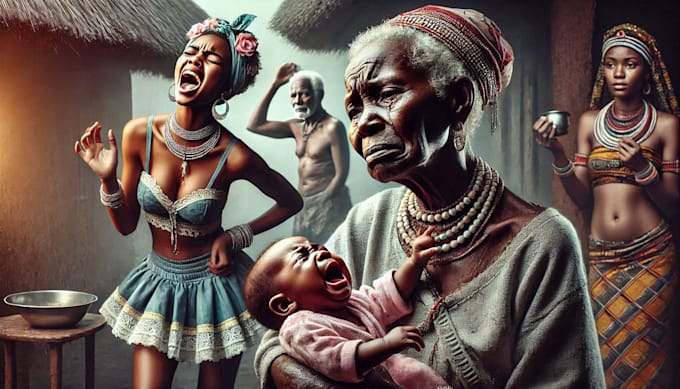 design captivating youtube thumbnails for african folktales and folklore