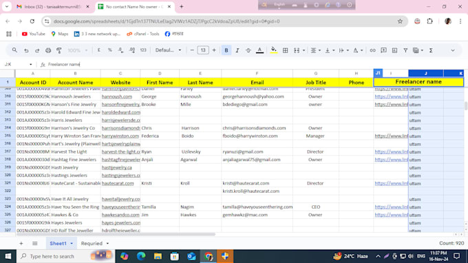find email address list, scrap google map or business data