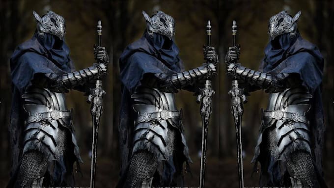 custom cosplay designs 3d knight armor 3d wearable helmet mask for 3d printing