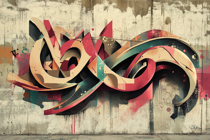 do typography, graffiti, lettering, and text logo design