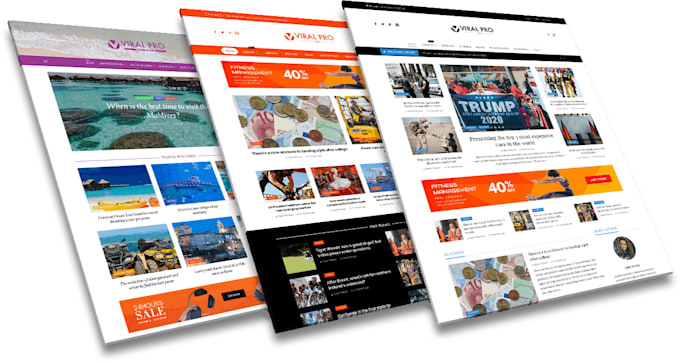 design and develop a clean and modern wordpress website