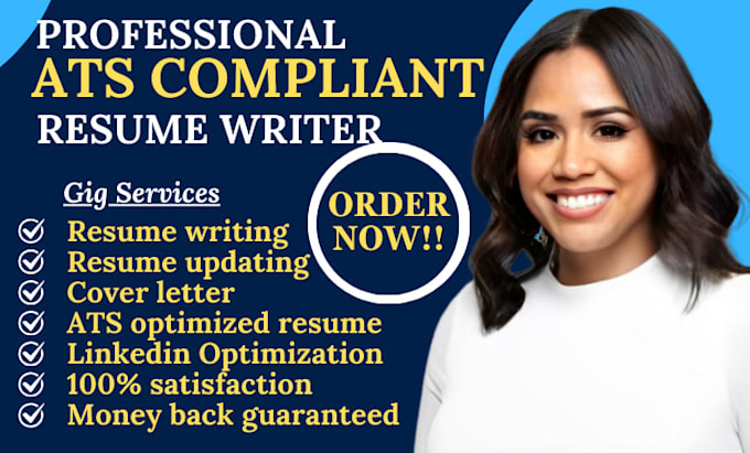 write and optimize your resume to ats compliant within 24 hours