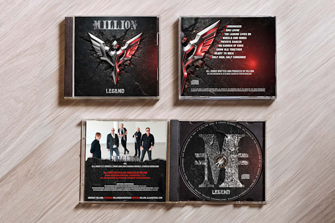 design vinyl covers, cd booklets and digital artwork
