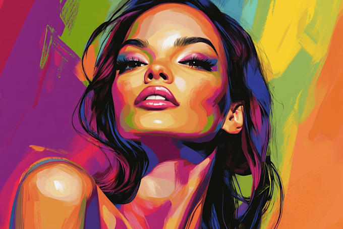 make a beautiful wpap pop art portrait