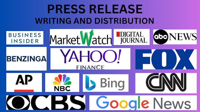 write and distribute USA, UK press release and PR distribution