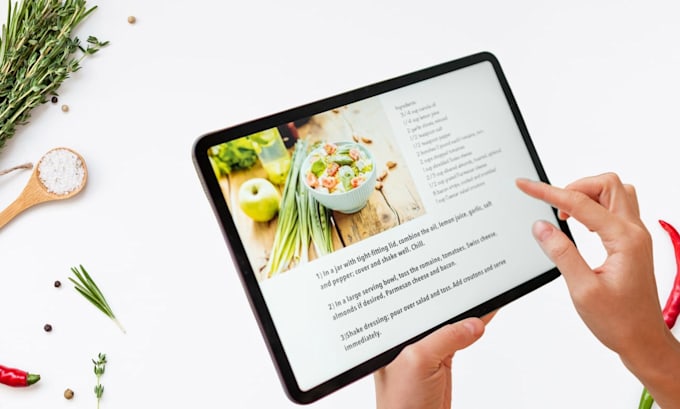 do cookbook formatting and recipes book design within 24 hour