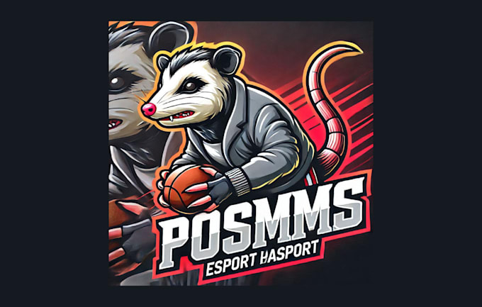 do modern possum mascot logo within two days