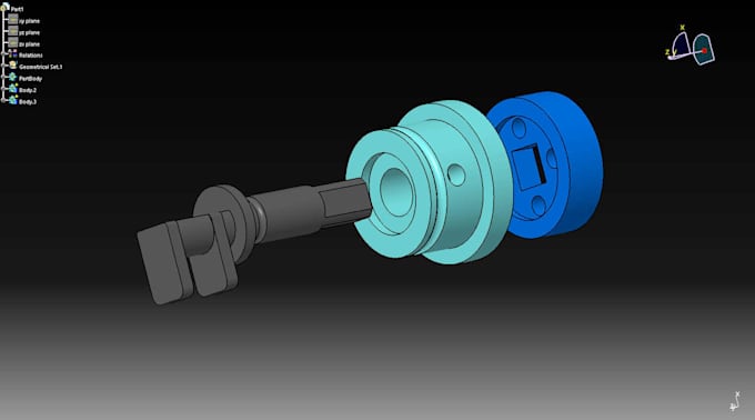 create 3d models and design mechanical products in catia v5
