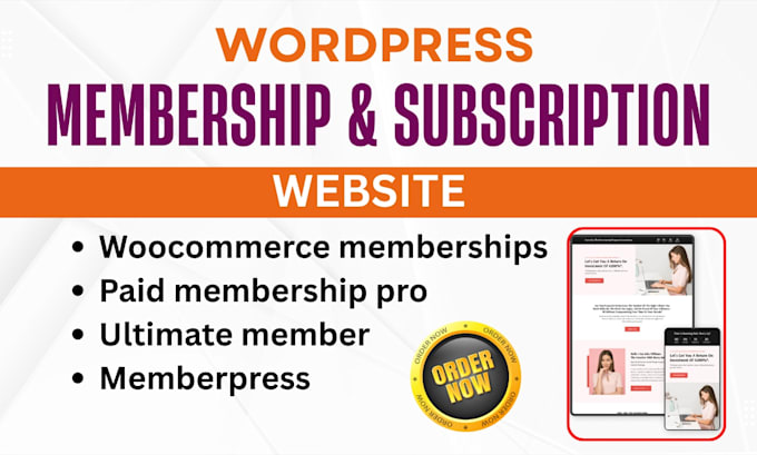 design woocommerce membership pro subscription website ultimate memberpress