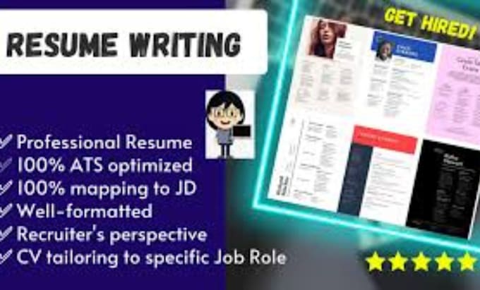 write or revise professional resume, cover letter, and optimize linkedin profile