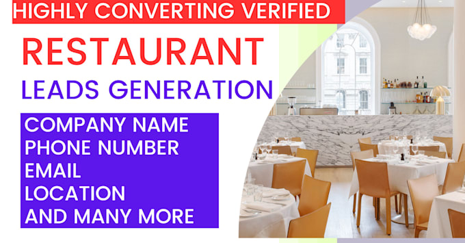 do b2b restaurant leads in 24 hours email list contact list