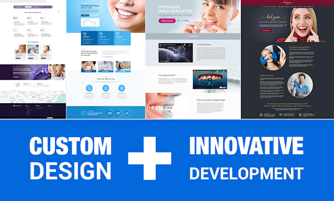 design dental website, healthcare website, hospital website