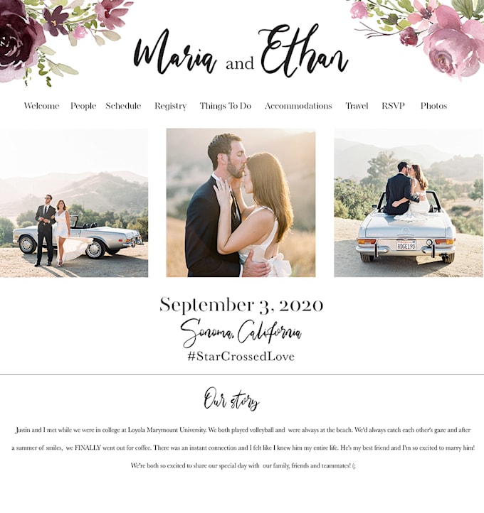 create a stunning and personalized wedding website with rsvp and countdown