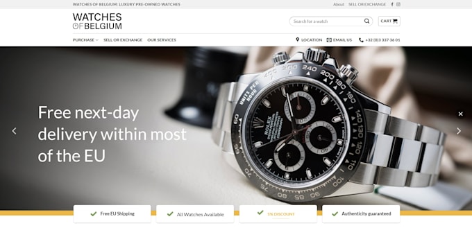 design wristwatch website jewelry shopify store, necklace, wristwatch store