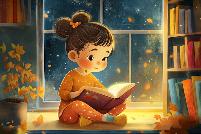 do children book illustrations, comic illustrations