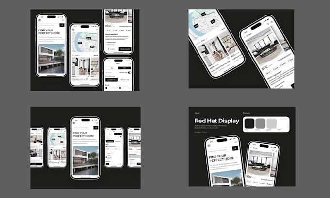 do website ui ux design, app ui ux design and dashboard ui ux design