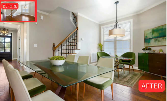 virtually stage and renovate your home to attract buyers