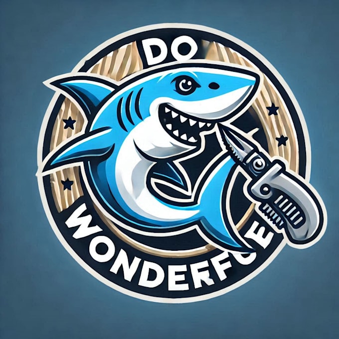 do wonderful make unique model shark mascot logo design